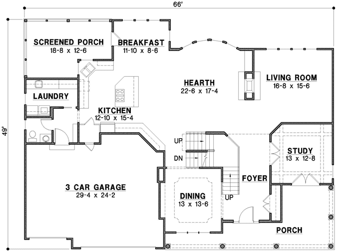 Main Floor Plan: 21-982