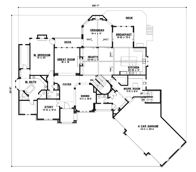 Main Floor Plan: 21-983
