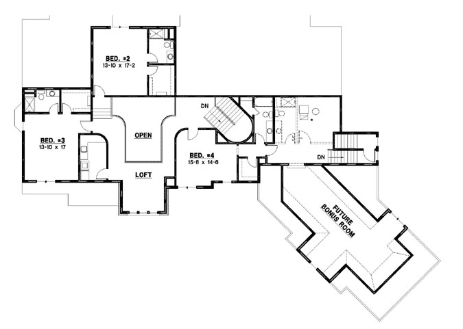 Upper/Second Floor Plan: 21-983
