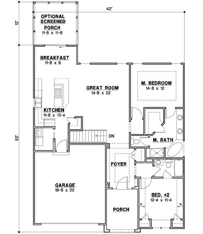 Main Floor Plan: 21-984