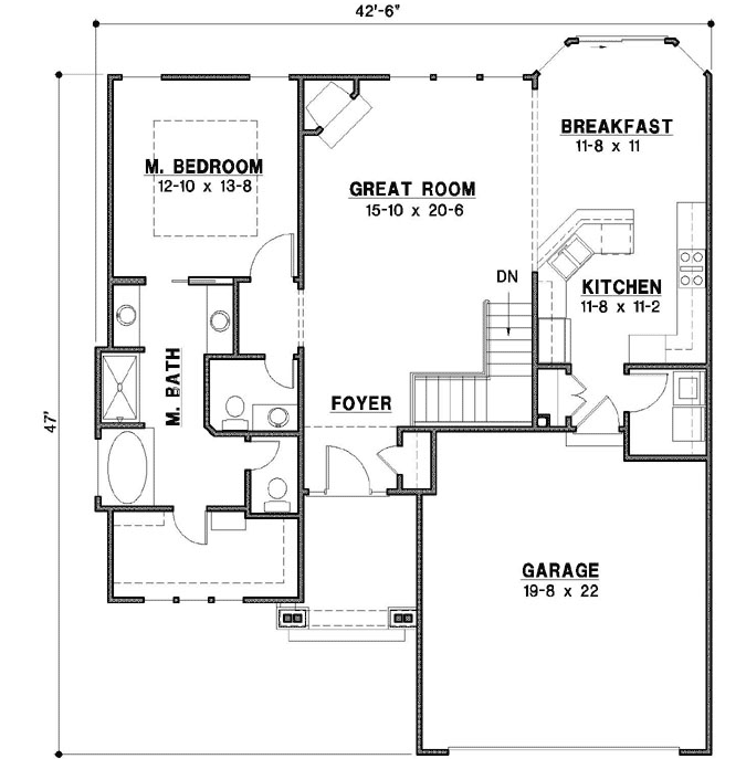 Main Floor Plan: 21-985