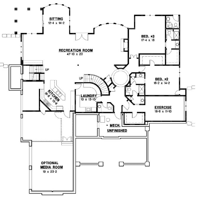 Lower Floor Plan: 21-987