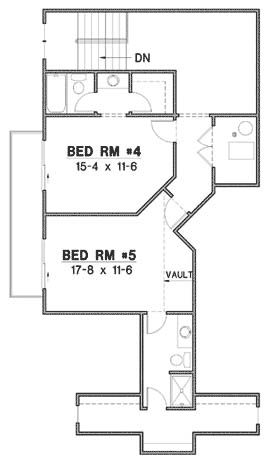 Upper/Second Floor Plan: 21-987
