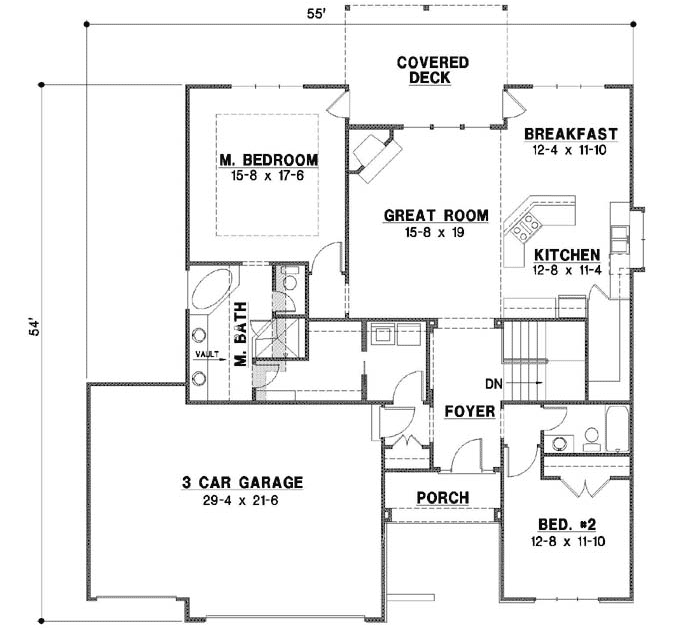 Main Floor Plan: 21-988