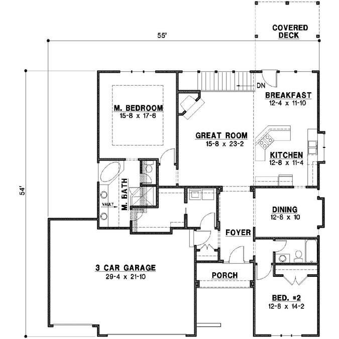 Main Floor Plan: 21-989