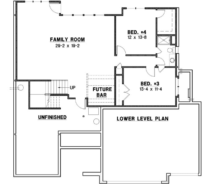 Lower Floor Plan: 21-990