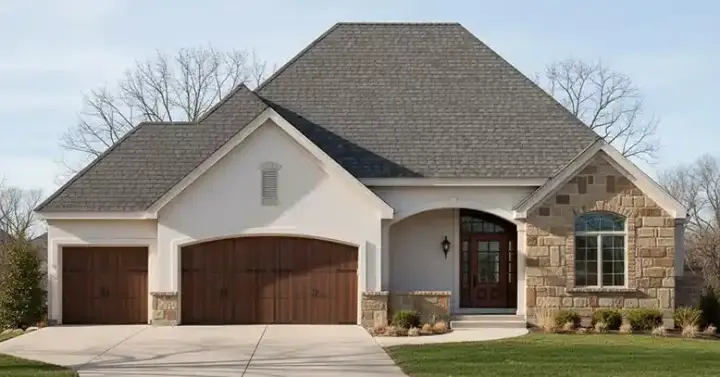 Traditional house plans 21-991 - front exterior, 3,200 sq ft, 4 bed, 3 bath house plans | Monster House Plans