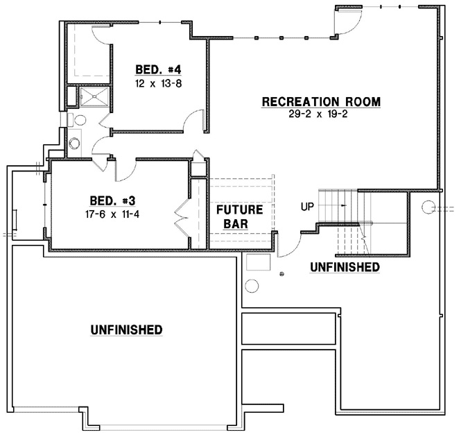Lower Floor Plan: 21-991