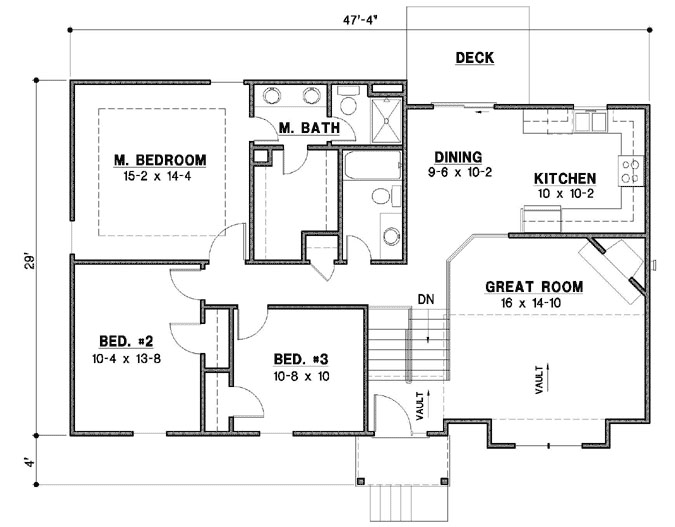 Main Floor Plan: 21-993