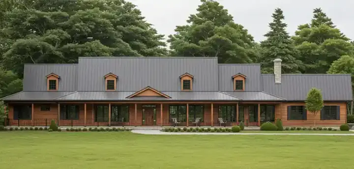 Country house plans 21-994 - front exterior, 7,028 sq ft, 7 bed, 6 bath house plans | Monster House Plans