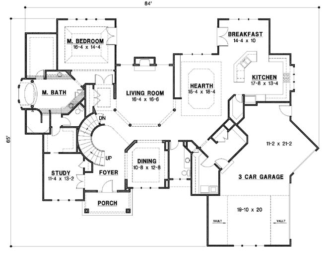 Main Floor Plan: 21-997