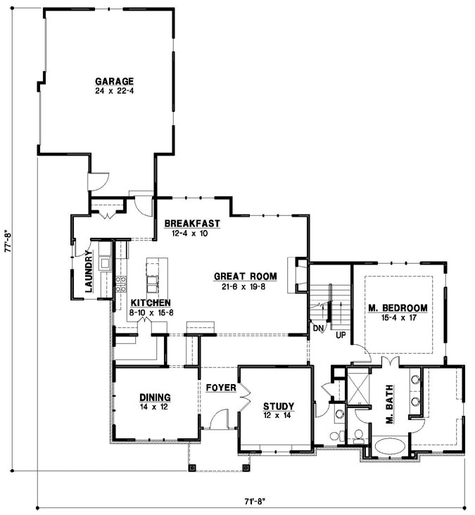 Main Floor Plan: 21-998