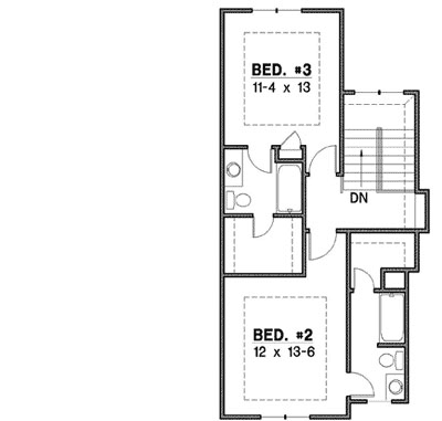 Upper/Second Floor Plan: 21-998