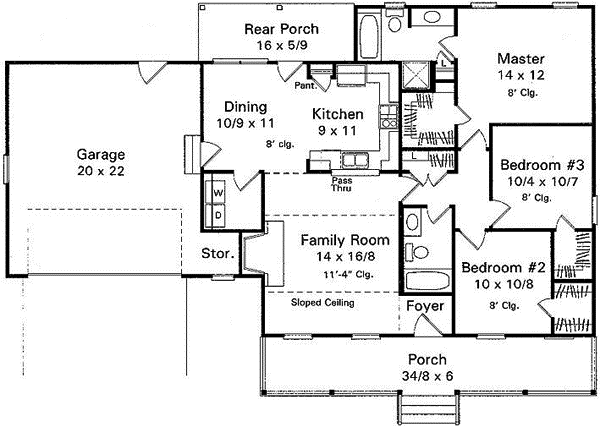 Main Floor Plan: 22-106