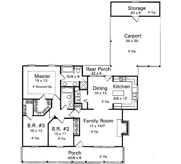 Main Floor Plan: 22-108