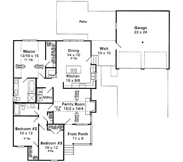 Main Floor Plan: 22-110
