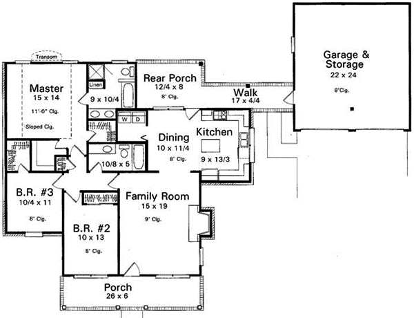 Main Floor Plan: 22-112