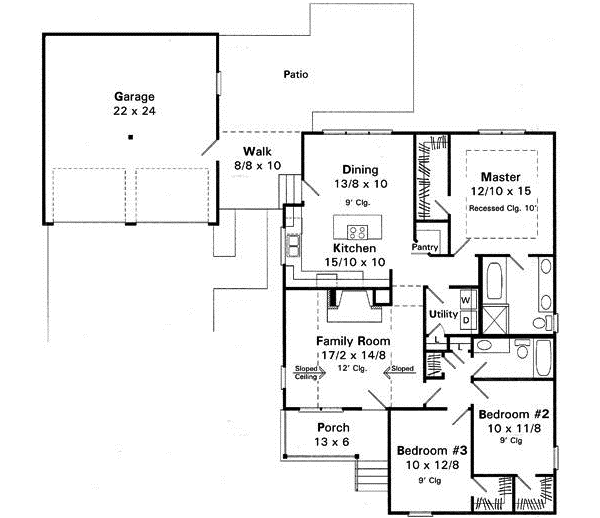 Main Floor Plan: 22-113