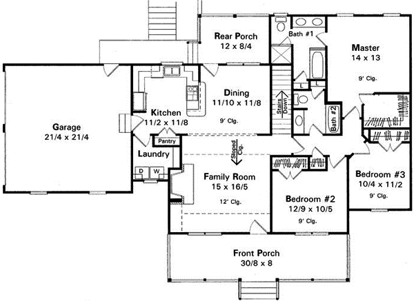 Main Floor Plan: 22-116