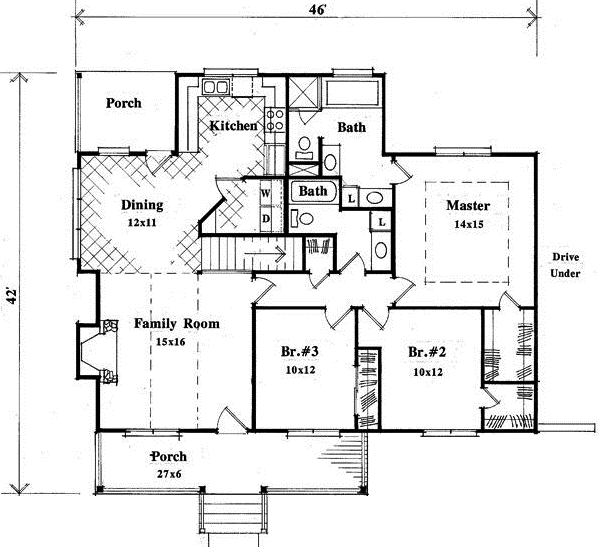 Main Floor Plan: 22-117