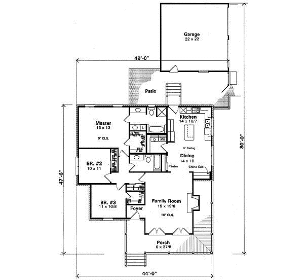 Main Floor Plan: 22-118