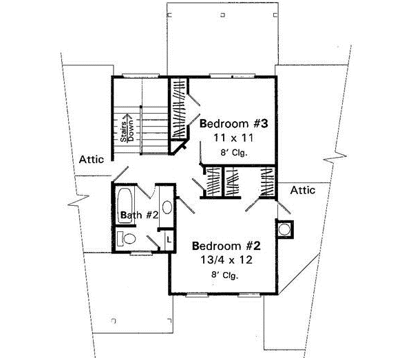 Upper/Second Floor Plan: 22-126