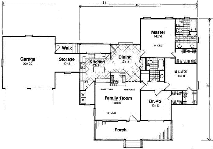 Main Floor Plan: 22-128
