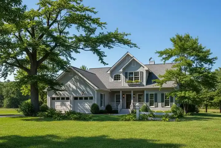 Country house plans 22-130 - front exterior, 1,681 sq ft, 3 bed, 2 bath house plans | Monster House Plans