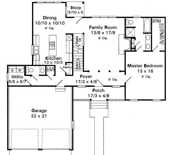 Main Floor Plan: 22-130