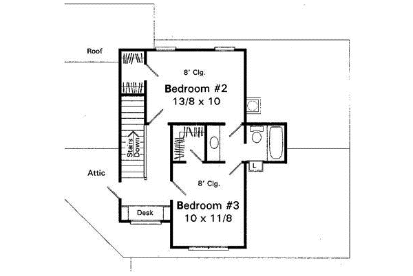 Upper/Second Floor Plan: 22-130