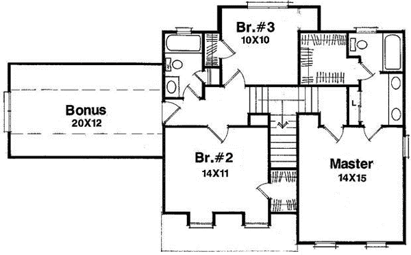 Upper/Second Floor Plan: 22-132