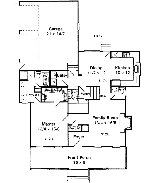Main Floor Plan: 22-134