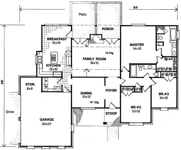 Main Floor Plan: 22-135