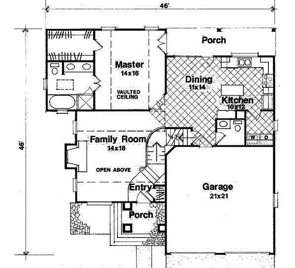 Main Floor Plan: 22-136