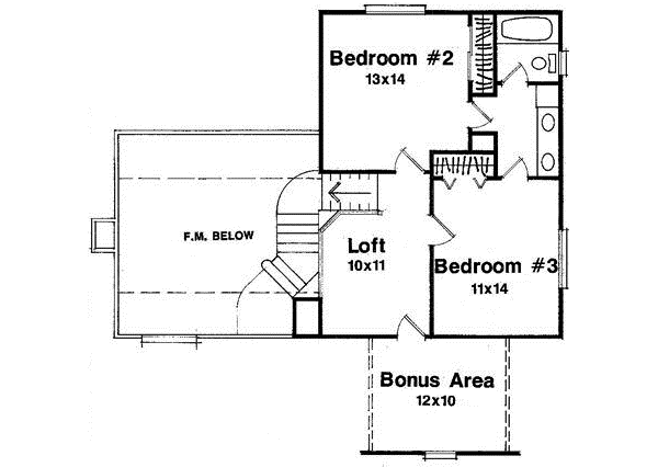 Upper/Second Floor Plan: 22-137