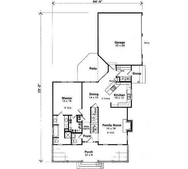 Main Floor Plan: 22-139