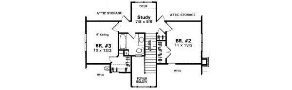 Upper/Second Floor Plan: 22-139