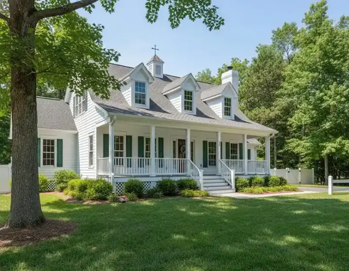 Country house plans 22-140 - front exterior, 1,815 sq ft, 3 bed, 2 bath house plans | Monster House Plans