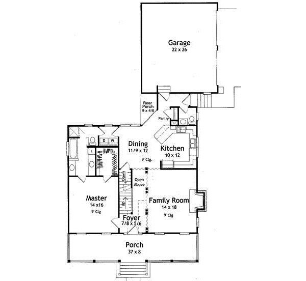 Main Floor Plan: 22-140