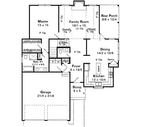 Main Floor Plan: 22-142