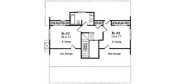 Upper/Second Floor Plan: 22-143
