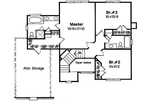 Upper/Second Floor Plan: 22-147