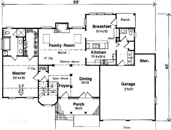 Main Floor Plan: 22-148