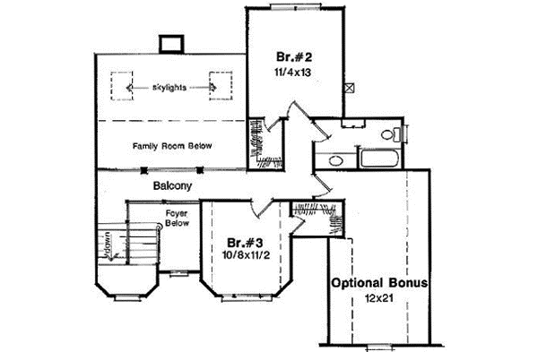 Upper/Second Floor Plan: 22-148