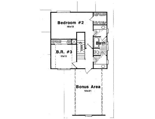 Upper/Second Floor Plan: 22-149