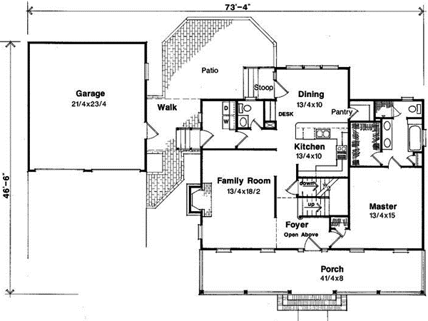 Main Floor Plan: 22-150