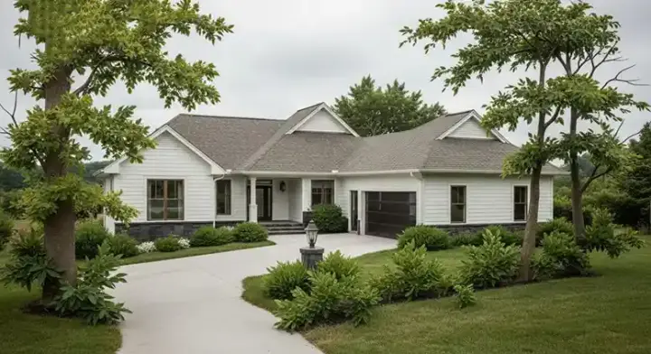 Traditional house plans 22-152 - front exterior, 1,892 sq ft, 3 bed, 2 bath house plans | Monster House Plans