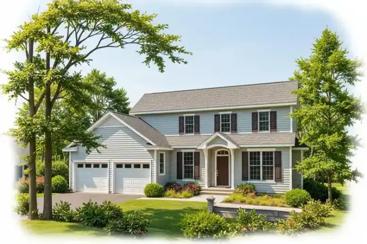 Traditional house plans 22-153 - front exterior, 1,895 sq ft, 3 bed, 2 bath house plans | Monster House Plans