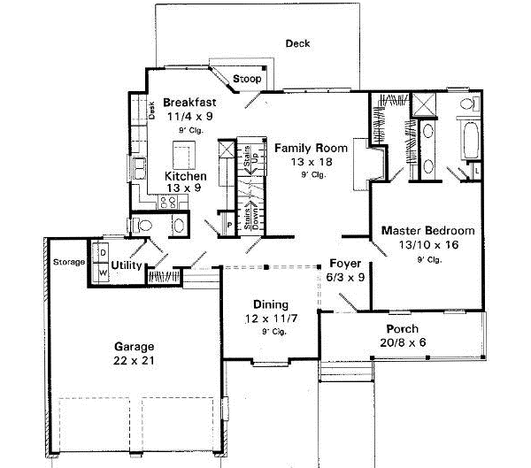 Main Floor Plan: 22-155