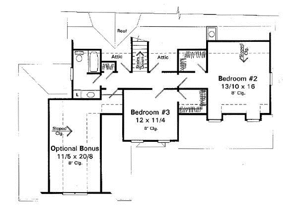 Upper/Second Floor Plan: 22-155